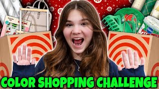 Target Shopping Challenge In Your Color Only!