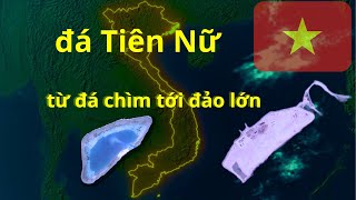 đá Tiên Nữ- từ đá chìm tới đảo lớn- 5 phút để hiểu thêm chủ quyền biển đảo Việt Nam.