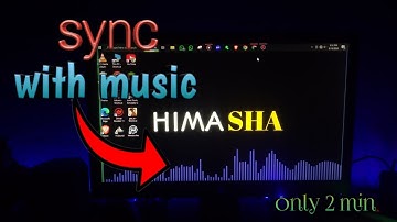 How To Add a VISUALIZER To Your DESKTOP! / easily / himasha