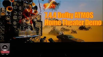 Home Theater Setup Demo 7.2.4 Dolby ATMOS 120 Inch  Part I (2020)