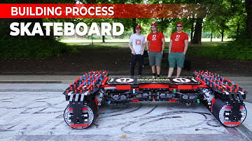 BUILDING PROCESS: BuWizz Powered Skateboard made of LEGO® bricks
