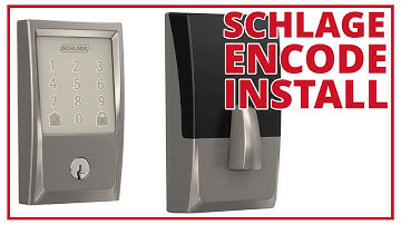 Install a Schlage Encode Wifi Smart Lock
