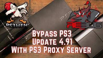 (DIY) PS3 Proxy Server 4.91 BYPASS ALL PS3 GO BACK ONLINE