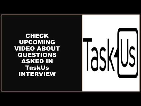 Taskus Interview