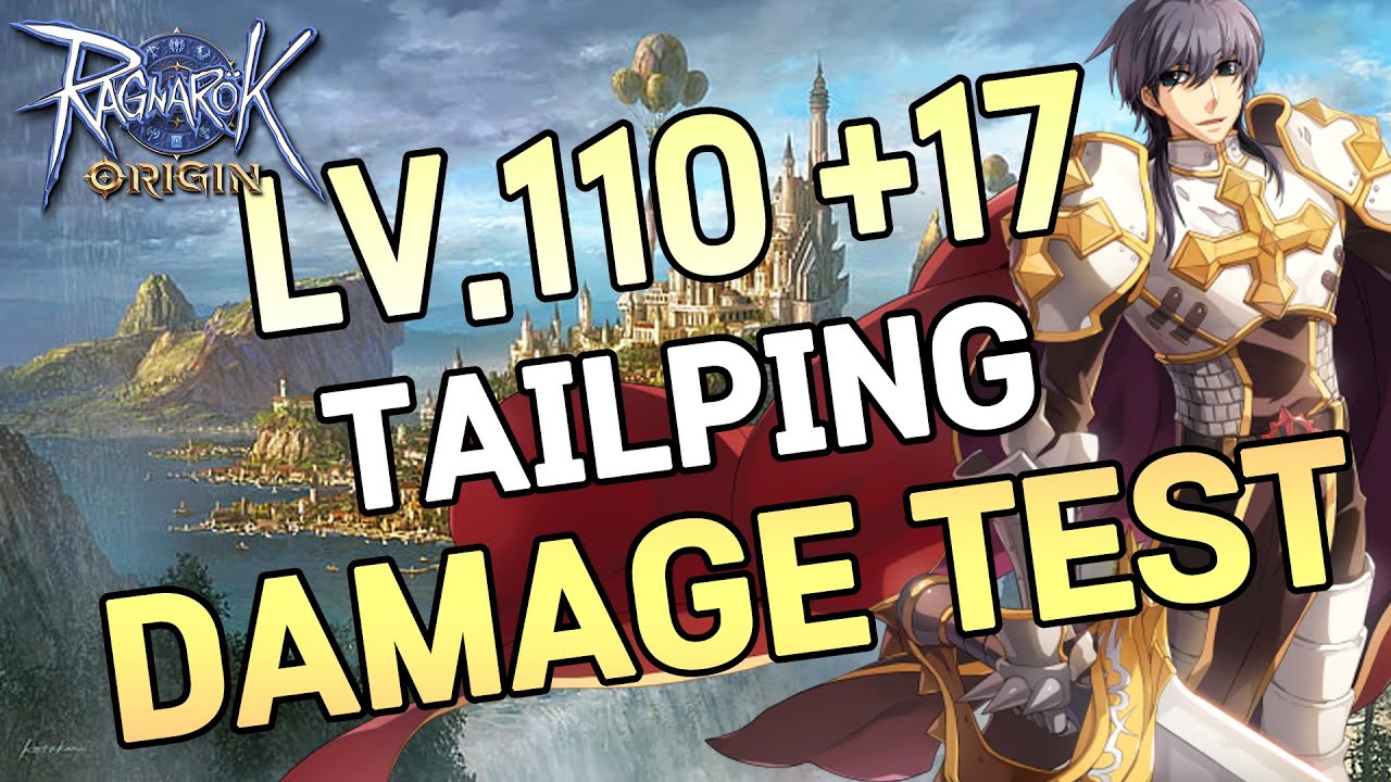 Ragnarok Origin Korea Swordman Knight Lord Knight LV 110 17 Tailping