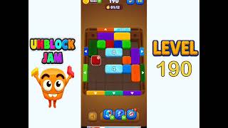 Unblock Jam Level 190 Walkthrough Solution