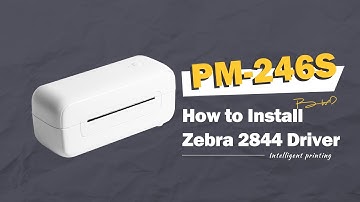PM-246S | Installing Zebra 2844 Driver with PM246S on WIN