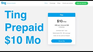 Ting Mobile Prepaid Plans & Features  -  August 2021