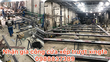 Cửa xếp trượt 6 cánh nhôm xingfa nhập khẩu | Báo giá cửa xếp trượt 6 cánh | cách làm cửa xếp trượt