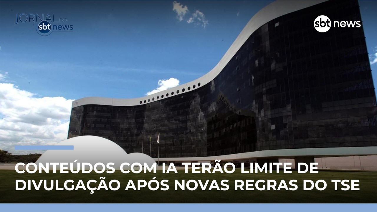 TSE restringe uso de IA nas eleições de 2026 | #JornaldoSBTNews