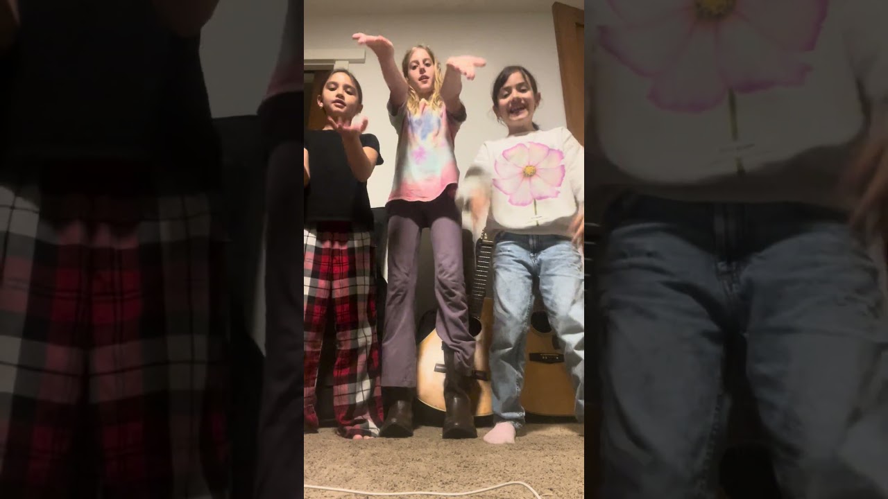 Dance routine girls Rei Cam Michella Bella Cinderella  2/6/25