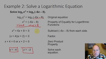 7.4 Solving Logarithmic Equations and Inequalities