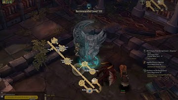 Tree of Savior - Mage Tower 1F (Collection Chest, Monster, Statue of Goddess)