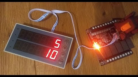 Video Tutorial 5 - FX1N Programmable Logic Controller PLC - Interfacing a PLC Display