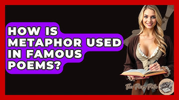 How Is Metaphor Used In Famous Poems? - The Prose Path