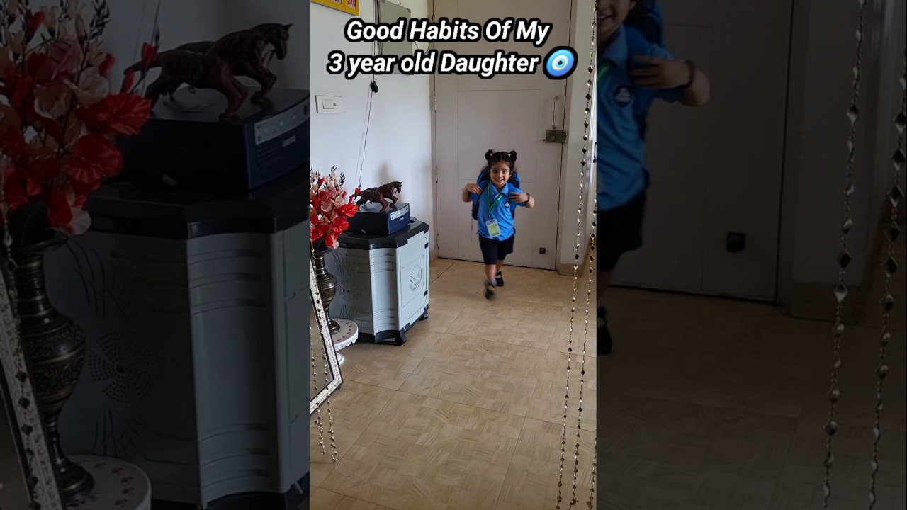 Good Habits Of My Daughter 🧿 #shorts #ytshorts #viral