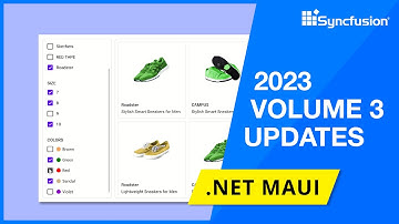 Syncfusion .NET MAUI Updates—2023 Volume 3
