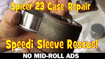 Operation Crusty Truck Part 3 Napco Spicer 23 Transfer Case Repair Speedi Sleeves to the Rescue!