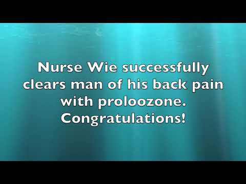 Guinea Man | No Back Pain at All lin Guinea Man Receiving Ozone Injection