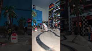 Fiat Abarth 850 Rally                   #fiat #rally #jump #crash #scalextric