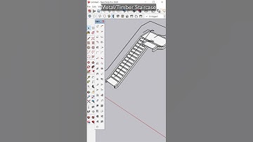 ✅1001Bit Tools In SketchUp #shorts #sketchup #stairs #staircase #stairsdesign
