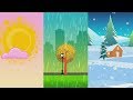 Les saisons chanson | noms de chanson 4 saisons | comptines pour enfants | Kids Song | Seasons Song