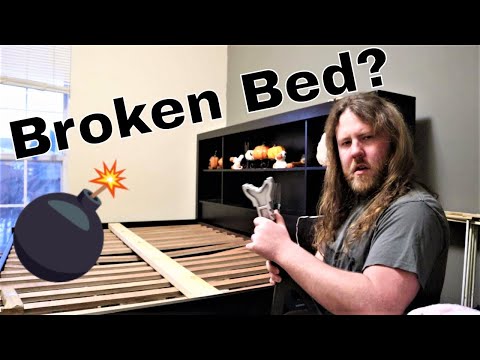 How I Fixed My Broken Bed Slats!!! // DRUNK REPAIRS