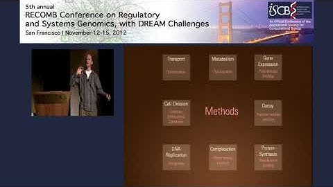 A Computational Whole-Cell Model of Mycoplasma genitalium - Markus Covert - RECOMB/RSG 2012