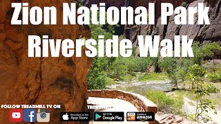 Virtual Workout at Zion Riverside Walk in Zion National Park