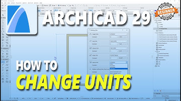 Archicad How To Change Units