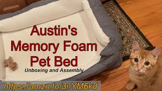 Dog Bed Unboxing and Assembly (Laifug Orthopedic Memory Foam Dog Bed)