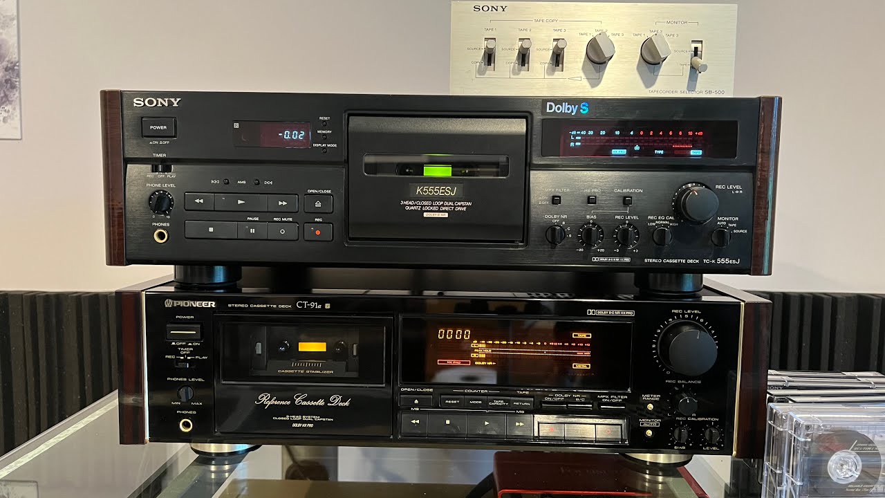 Pioneer CT-91a vs Sony TC-K555ESJ: Reference Cassette Deck