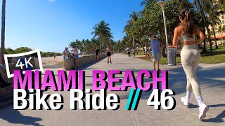 ☀️ Miami Beach bike ride through South Beach! \/\/ 4K tour 46 by @saltylens