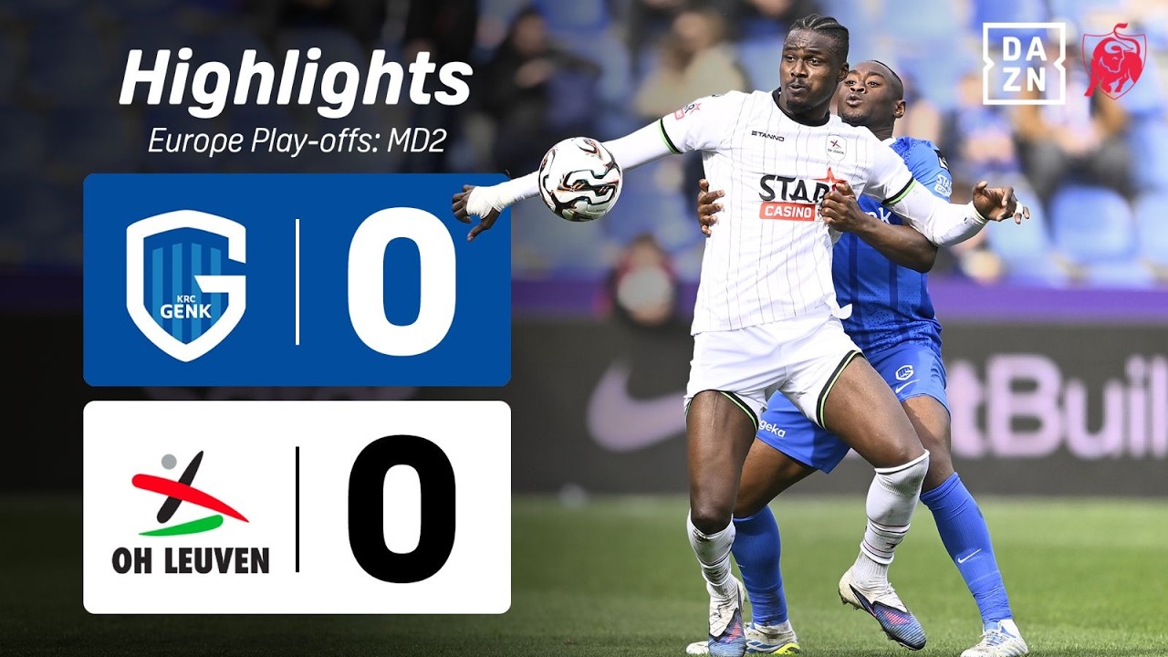 Le KRC Genk doit céder la première place des Europe Play-offs au Westerlo. 🤯❌ | KRC Genk - OH Leuven