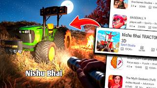 I Phound Nishu Bhai Secret🤫 Tractor Game| On Play Store 🔥 2026 #indiantractor3d