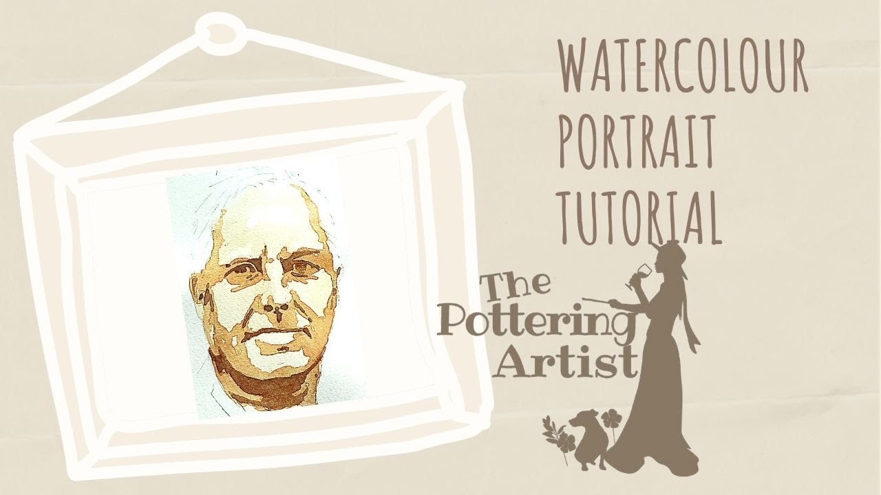 watercolor portrait tutorial realtime with full commentary youtube