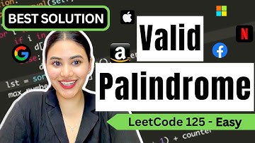 Valid Palindrome - LeetCode  125 - Python