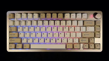 FURYCUBE F75 Sound Test | Huano Matcha Latte Switch V2