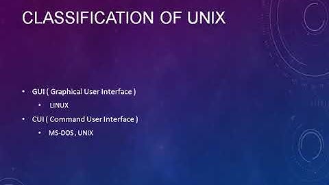 Unix Tutorial Part 7,Classification of Unix and Flavors of Unix