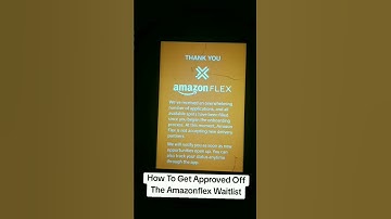 how to get off the waitlist #amazonflex #waitlist #amazonflexdriver