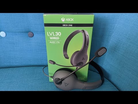 PDP Gaming LVL30 Wired Chat Headset With Noise Cancelling