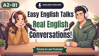 English Podcast for Learning English Conversation | Real Daily Life English | A2-B1 English Podcast✅ screenshot 2