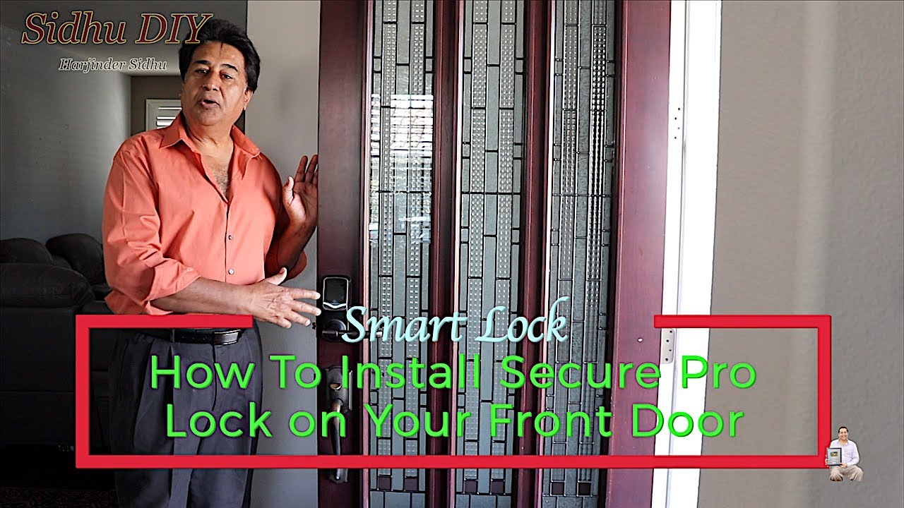 How To Install Smart Lock on Your Front Door Easy Smart Door Lock