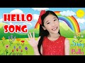 Hello song hello hello how are you with lyrics and actions  hello song for kids by sing with bella