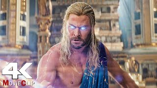 Thor Vs Zeus - Fight Scene In Hindi - Thor Love And Thunder (2022) Movie CLIP 4K