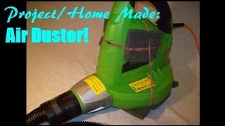 Homemade/DIY Air Duster/Cleaner (to safely clean inside electrical equipment)