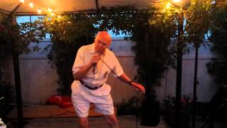John Hetlinger karaoke at The Glenn 80 yr old man sings Drowning Pool 