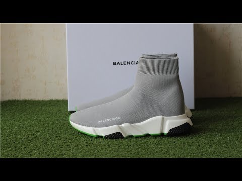 balenciaga speed runner green