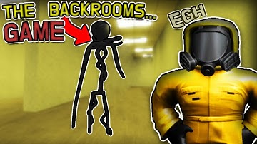 Turning The BACKROOMS into A Roblox GAME...