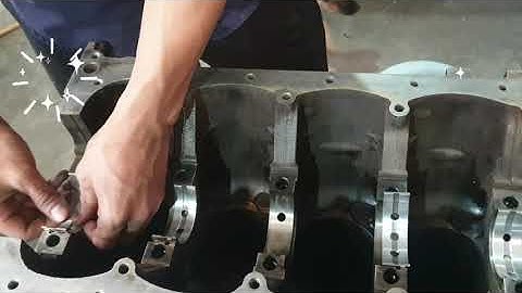 lắp ráp trục khuỷu thanh truyền piston trên Động cơ ô tô